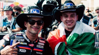 Tak Pilih Kasih, Aprilia Bebaskan 2 Pembalapnya Bertarung di Lintasan