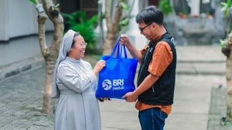 BRI Peduli Salurkan 10.050 Paket Sembako Sambut Paskah 2026