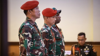 Sidang Perdana 3 TNI Pembunuh Kacab Bank Ilham Pradipta