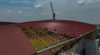 Habiskan Dana Rp40 Miliar, Stadion Wibawa Mukti Direnovasi