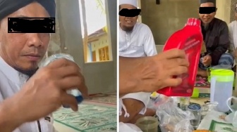 Viral Video Jemaah Masjid Minum Oli, MUI Sulsel: Haram
