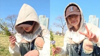 Yunjin LE SSERAFIM Minta Maaf Usai Tuai Kritik Petik Bunga di Sungai Han