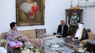 Dubes Arab Saudi Temui Megawati, Minta Peran Aktif untuk Perdamaian Timur Tengah