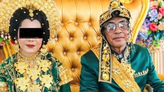 Beda Usia 53 Tahun, Pernikahan Haji Buhari Dengan Anak 18 Tahun Disorot Publik