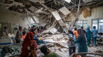 Ruang Rawat Inap RSUD Berkah Pandeglang Ambruk, Pasien Panik Berhamburan Selamatkan Diri