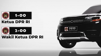 Anggota DPR Dapat 2 Pelat Nomor Khusus: Demi Permudah Dalam Jalani Tugas