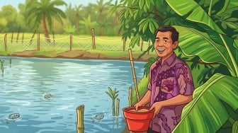 Kisah Supriadi: Dulu Belajar Silvofishery ke Kalimantan, Kini Sukses Budidaya Nila di Lombok Timur