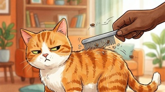 Jangan Anggap Sepele! Ini Cara Mencegah Kucing Terkena Kutu