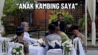 Momen Kocak Saat Akad Viral, Wali Malah Bilang Nikahkan Anak Kambing Saya