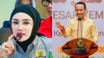 Momen Bahlil Senyum Lebar Disapa Mulan Jameela di Sidang DPR Disorot, Netizen Kasih Komentar Kocak