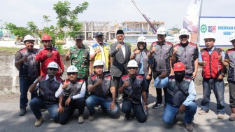Menteri Dody: Proyek Sekolah Rakyat di Surabaya Garapan Waskita Karya Progressnya Baik
