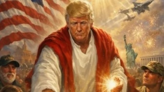 Unggah Foto Bak Yesus, Trump Serang Paus Leo XIV: Dasar Pemimpin Lemah!
