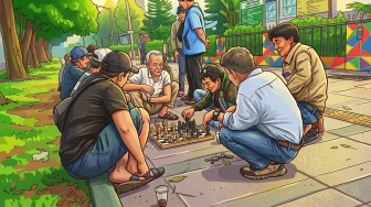 Mengenal Gajah Juanda, Saat Trotoar Bogor Menjadi Arena 'Skakmat' di Tengah Deru Kota