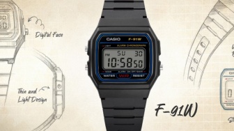 Casio F91W: Jam Ikonik yang Dipakai banyak kalangan dari Obama hingga Osama