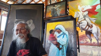 Ikhtiar Mbah Kibar Melawan Sita Bank dengan Goresan Kuas, Bukan Belas Kasihan