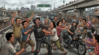 Debt Collector Rampas Mobil Oknum TNI di Medan, Berujung Diamuk Massa