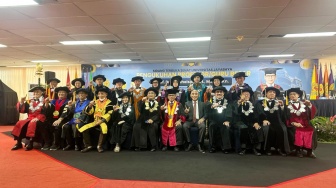 Ketua Umum Peradi Profesional Pimpin Pengukuhan Guru Besar Hukum Kepailitan di Universitas Jayabaya