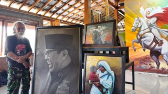 7 Lukisan Laku Terjual, Mbah Kibar Lunas dari Jerat Utang Rp 500 Juta