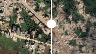Citra Satelit Ungkap Penghancuran Sistematis Desa Lebanon Selatan Oleh Israel, Ini Wujudnya