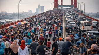 5 Fakta CFD Ampera Palembang, Ramai Diserbu Warga tapi Picu Macet, Ini yang Terjadi
