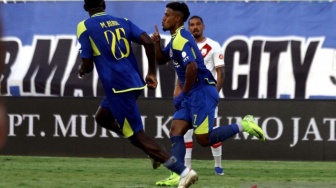 Dwigol Winger Arema FC Gabriel Silva Benamkan Persis di Kawah Kanjuruhan