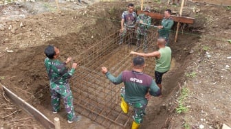 Warga Gembira, Prabowo Bangun Lagi Jembatan Penghubung Klaten-Yogya yang Sempat Hanyut