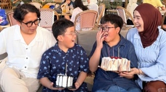 Momen Hangat Ririe Fairus dan Ayus Sabyan Kompak Rayakan Ultah Anak, Nissa Sabyan Kena Sindir Lagi