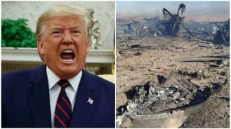 Bocor! Trump Teriak-teriak selama 2 Jam hingga Diusir dari Ruangan saat 2 Pilot Jatuh di Iran