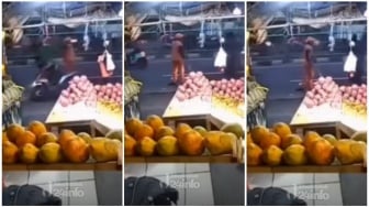 Terekam CCTV! Begini Sadisnya Begal Motor di Pasar Minggu Hajar Petugas PPSU yang Melawan