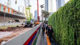 Revitalisasi MRT Bundaran HI, Lalu Lintas Thamrin Direkayasa hingga Akhir Mei 2026