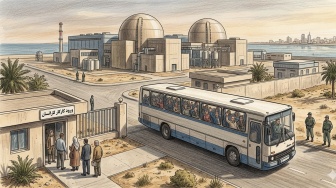 Rusia Evakuasi Lebih dari 600 Staf dari Pembangkit Nuklir Bushehr di Iran