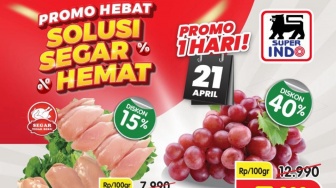 Promo Superindo 21 April 2026: Daging Ayam hingga Buah-buahan Murah Meriah