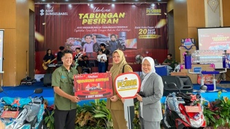 Ratusan Warga Padati Balai Kota Pagar Alam, Undian Tabungan Pesirah Bank Sumsel Babel Meriah