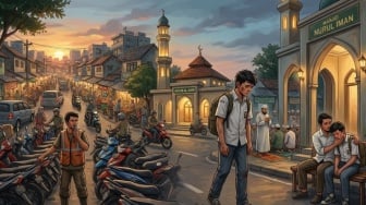 Satu Saf di Belakang Kakak