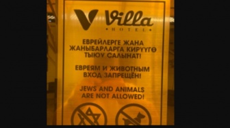 Viral! Hotel di Negara Ini Buat Pengumuman: Hewan dan Orang Yahudi Dilarang Masuk