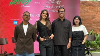 Bertabur Bintang! Raisa Gandeng Anggun hingga Ariel NOAH di Konser 'Love & Let Go'