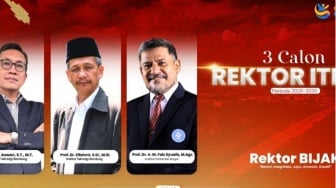 Sengit! Dominasi ITB dan IPB di Bursa Rektor Itera: Ini 3 Nama Kandidat