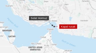 Iran Serang Kapal Kontainer Dekat Selat Hormuz