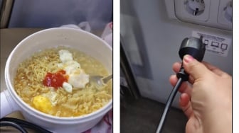 Viral Aksi Penumpang Masak Mie Pakai Kompor Listrik di Kereta, Begini Tanggapan KAI