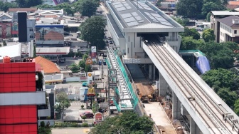 Progres LRT Jakarta Fase 1B Capai 91,86 Persen, Waskita Karya Percepat Pembangunan