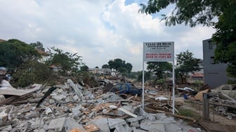 Cerita di Balik Penggusuran 36 Bangunan Rumah di Cibubur