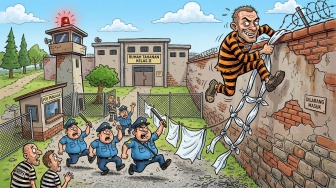 Gawat! 3 Tahanan Narkoba Kabur dari Rutan Baturaja Usai Sidang, Lepas Borgol Pakai Kawat