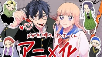 Akhirnya! Glasses with a Chance of Delinquent Dapat Adaptasi Anime