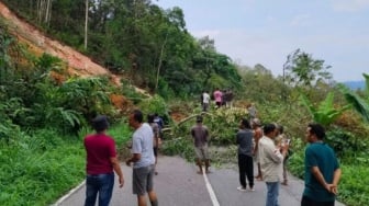 Longsor Terjang Dua Wilayah Sumut dalam Sehari: Jalan Putus 15 Meter, Akses Warga Sempat Lumpuh
