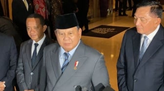 Kondangan ke Pernikahan El Rumi dan Syifa Hadju, Prabowo dan Bahlil Kompak Komentar Soal Makanan