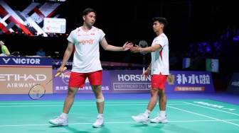 Debut Menegangkan di Piala Thomas 2026, Sabar/Reza Bawa Indonesia Samakan Thailand 1-1