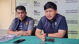 Jadi Tersangka, Pria Gigit Jari Warga Pekanbaru hingga Putus Akhirnya Ditahan