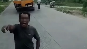 Viral Sejumlah "Bang Jago" Setop Truk, Minta Uang ke Sopir di Dumai
