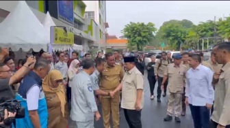 Prabowo Jenguk Korban Kecelakaan Kereta di Bekasi, Datangi RSUD Pagi Ini