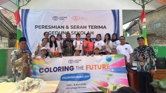 Keren, Sekolah Ramah Lingkungan dari 2,2 Ton Sampah Plastik Dibangun di Tangerang